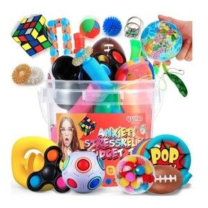 38 PCs Sensory Fidget Toys Set, Steress Relief Lits for Kids, Adults, Party Gift